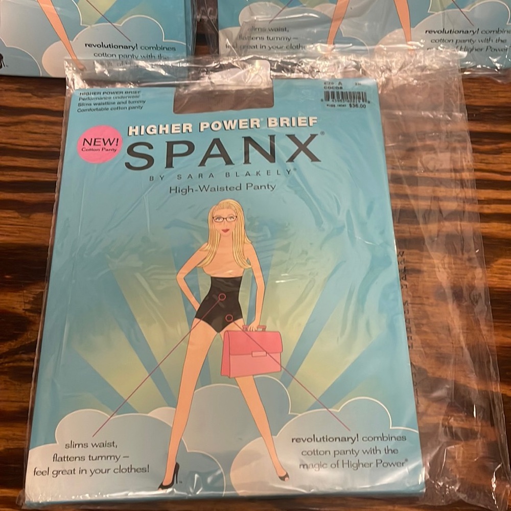 High Power Brief SPANX New Cotton Panty! Size: A petite from 90-120lbs.